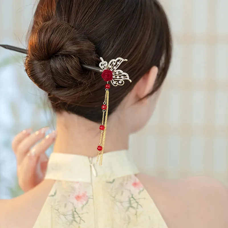 CHIMERA Peachwood Hairpin Headpiece Women's-3