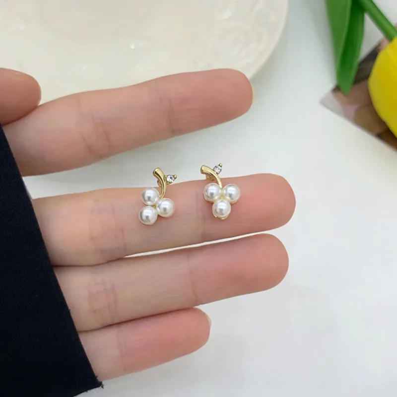 CHIMERA Copper Plating Stud Earrings Women's-6
