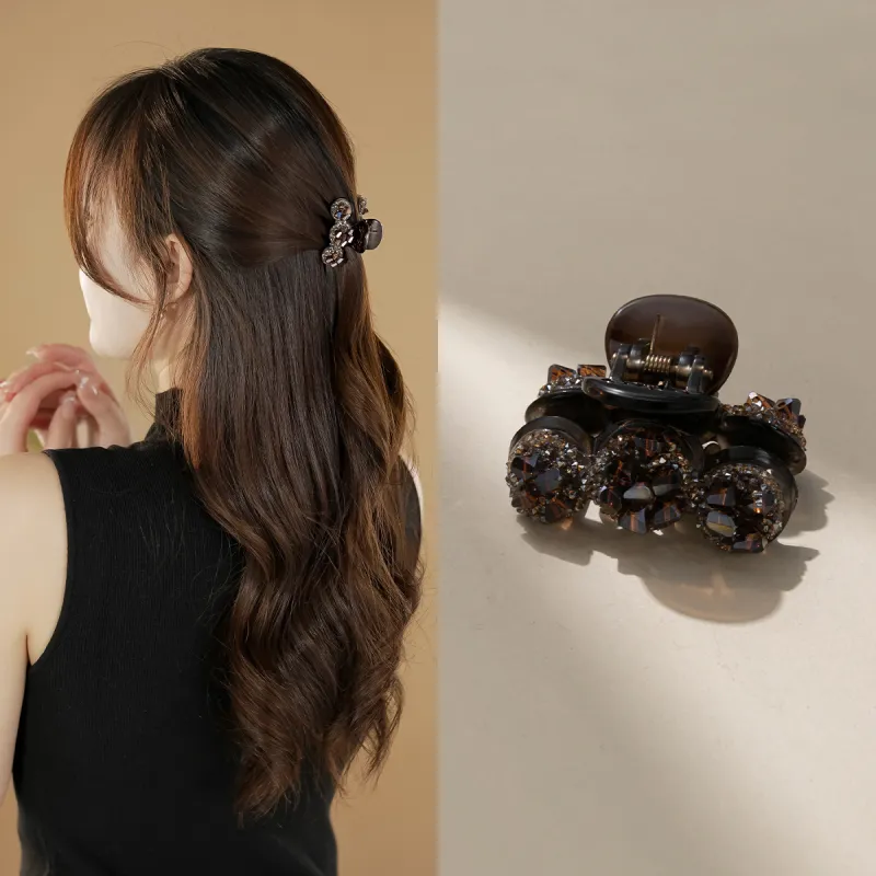 CHIMERA Acrylic Hair Clip Claw Clip Headpiece Women's-4