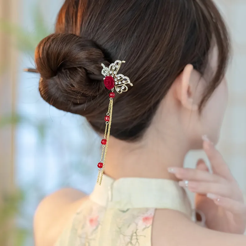 CHIMERA Peachwood Hairpin Headpiece Women's-6