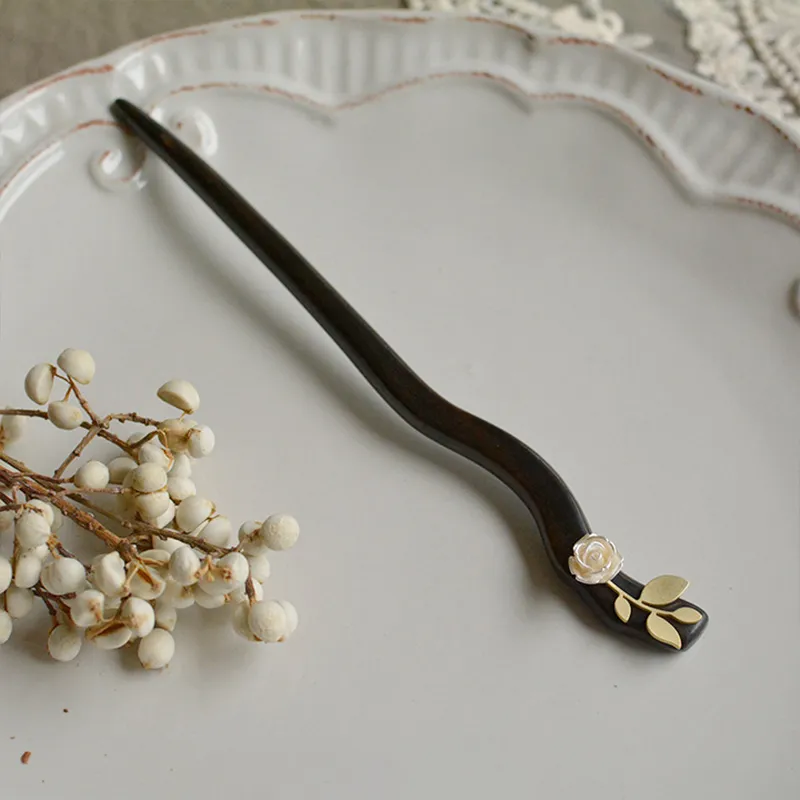 CHIMERA Wooden Hairpins Women's-22