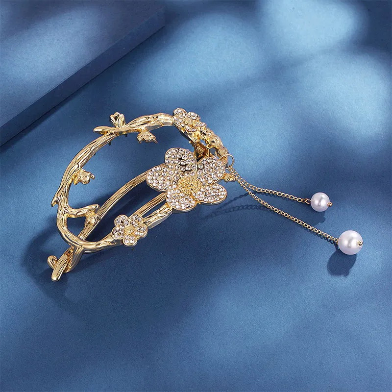 CHIMERA Artificial Pearl Hair Clips Women's-5