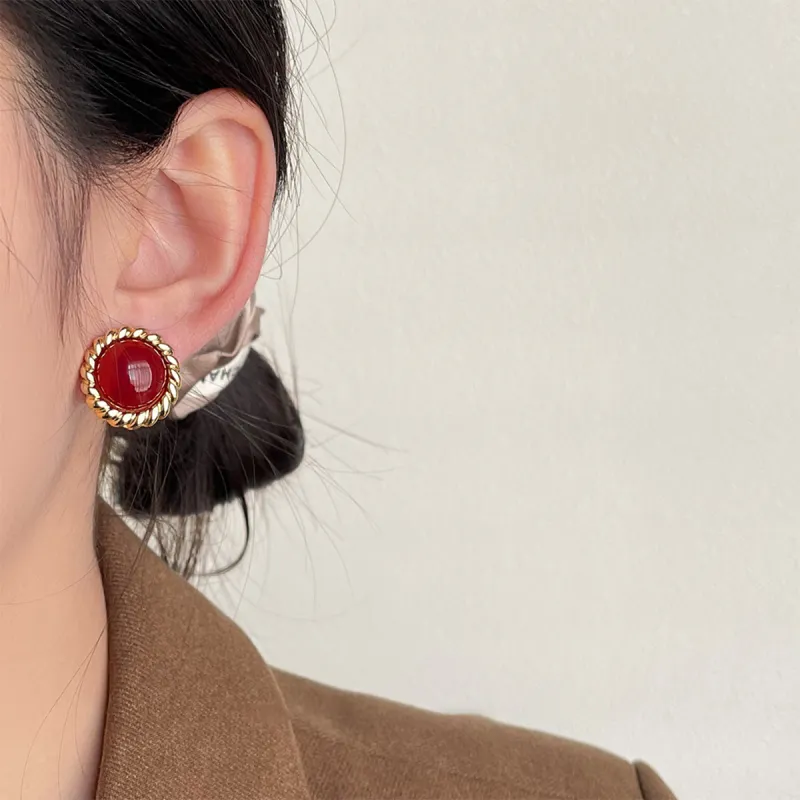 CHIMERA Alloy Stud Earrings Women's-2