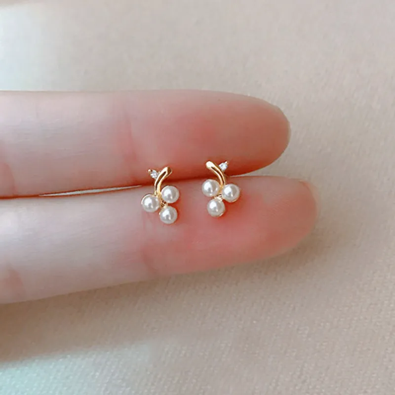 CHIMERA Copper Plating Stud Earrings Women's-1