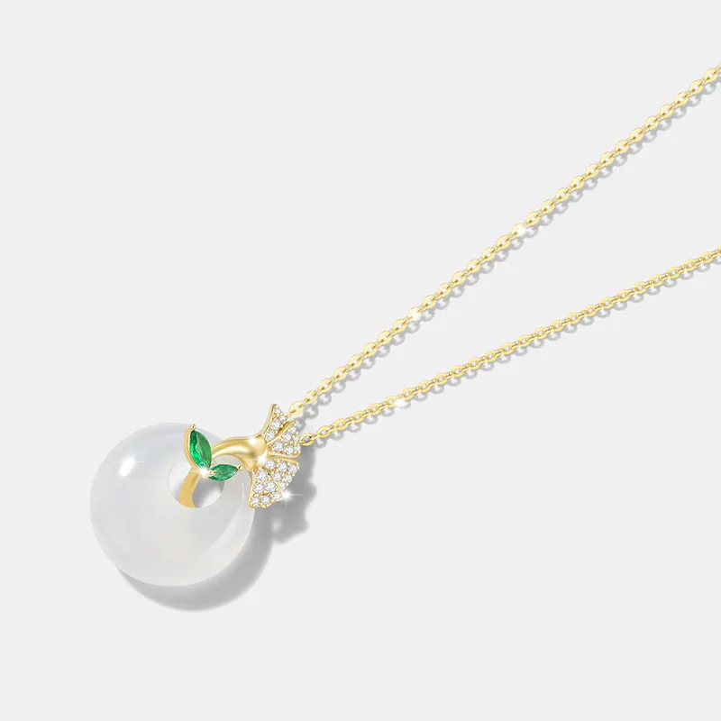 CHIMERA Chalcedony Necklaces Women's-4