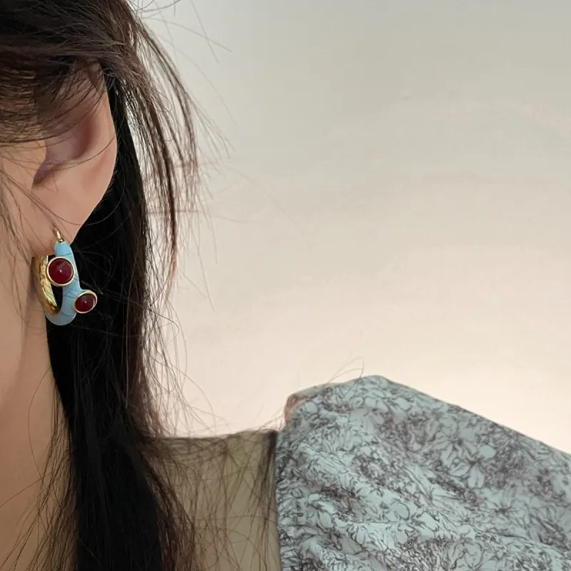 CHIMERA Copper Plating Earrings Women's-3