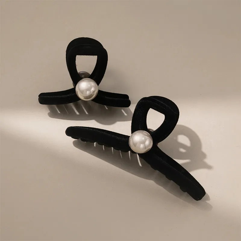 CHIMERA Flock Hair Clip Claw Clip Headpiece Women's-1