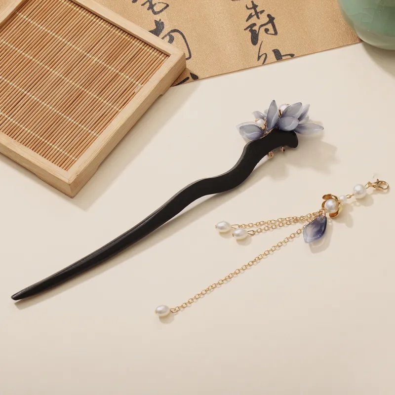 CHIMERA Wooden Hair Comb And Hairpin Set-Hair Accessory-Headpiece Women's-4