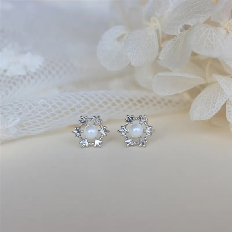 CHIMERA S925 Silver Stud Earrings Women's-6