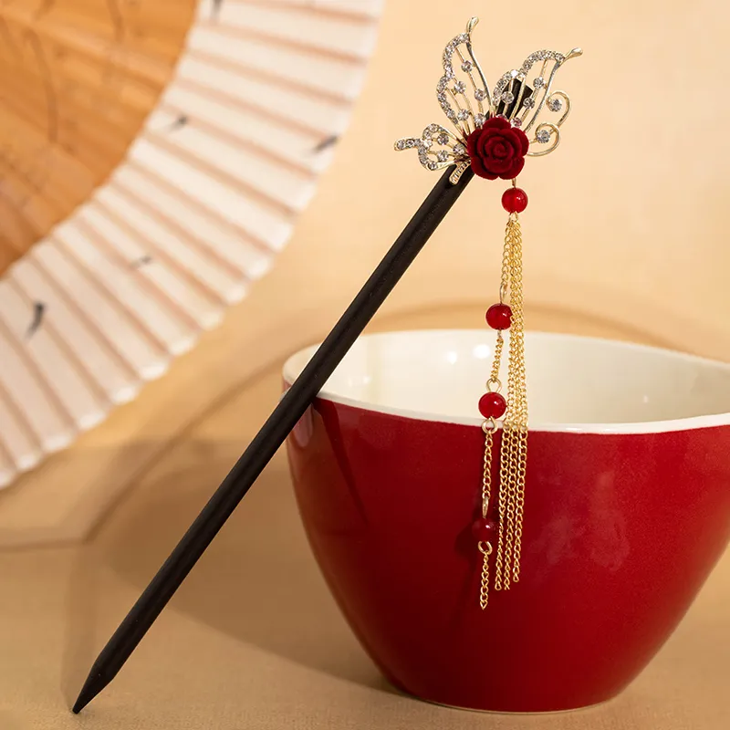 CHIMERA Peachwood Hairpin Headpiece Women's-1