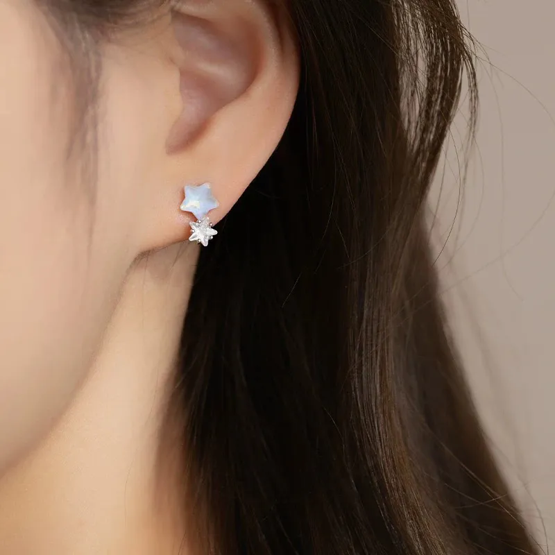 CHIMERA Alloy Electroplated Stud Earrings Women's-3