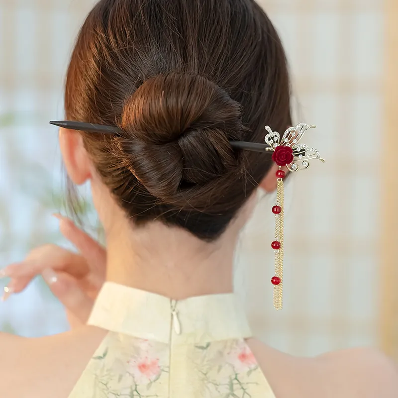 CHIMERA Peachwood Hairpin Headpiece Women's-7