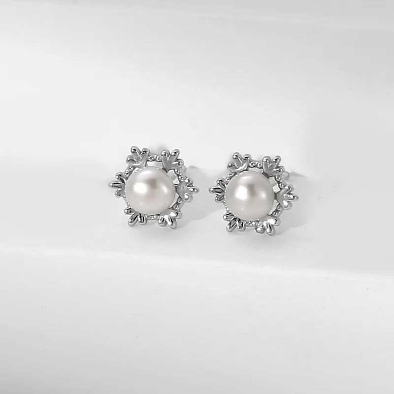 CHIMERA S925 Silver Stud Earrings Women's-3
