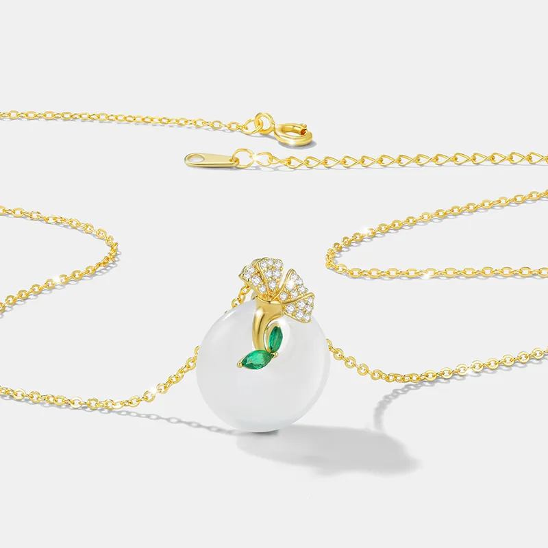 CHIMERA Chalcedony Necklaces Women's-2