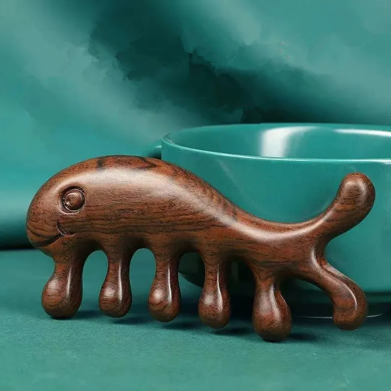 CHIMERA Wooden Household Hair Comb Unisex-1