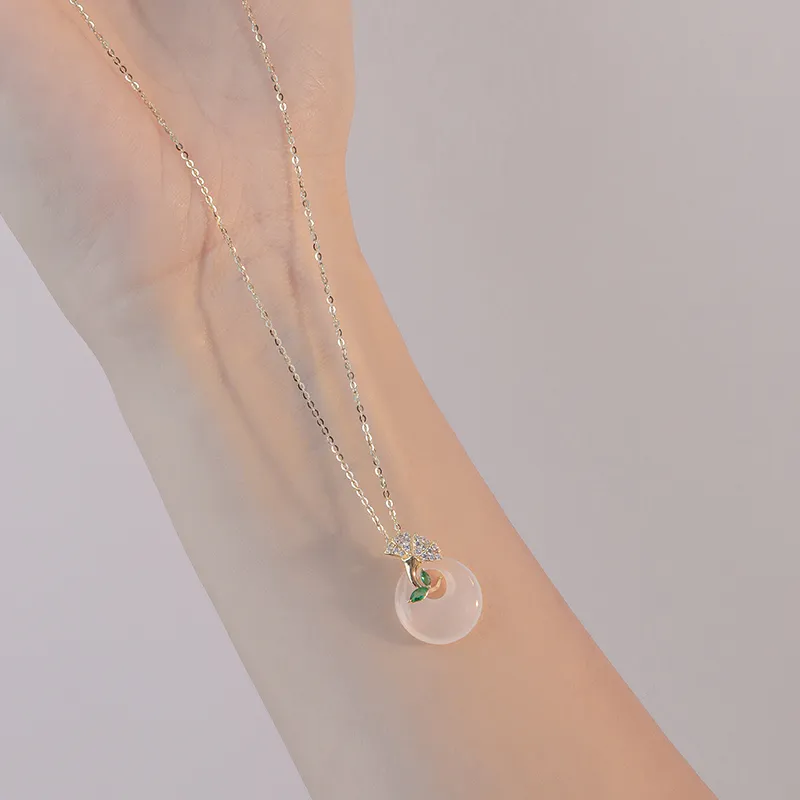 CHIMERA Chalcedony Necklaces Women's-3