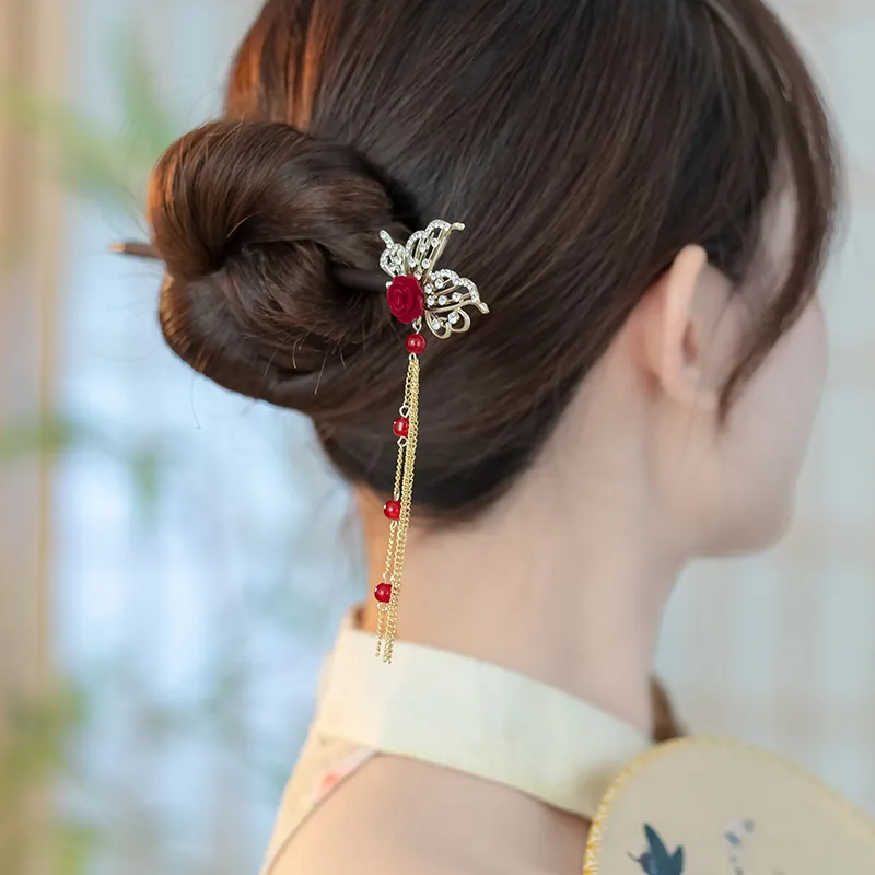 CHIMERA Peachwood Hairpin Headpiece Women's-2