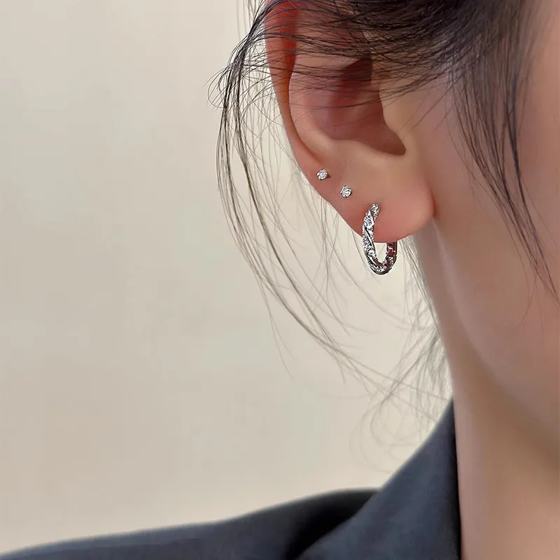 CHIMERA Copper Alloy Hoop Earrings Jewelry Accessories Women's-1