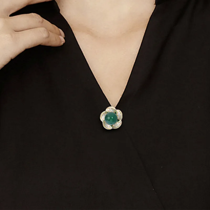 CHIMERA Alloy Electroplated Brooches Women's-2