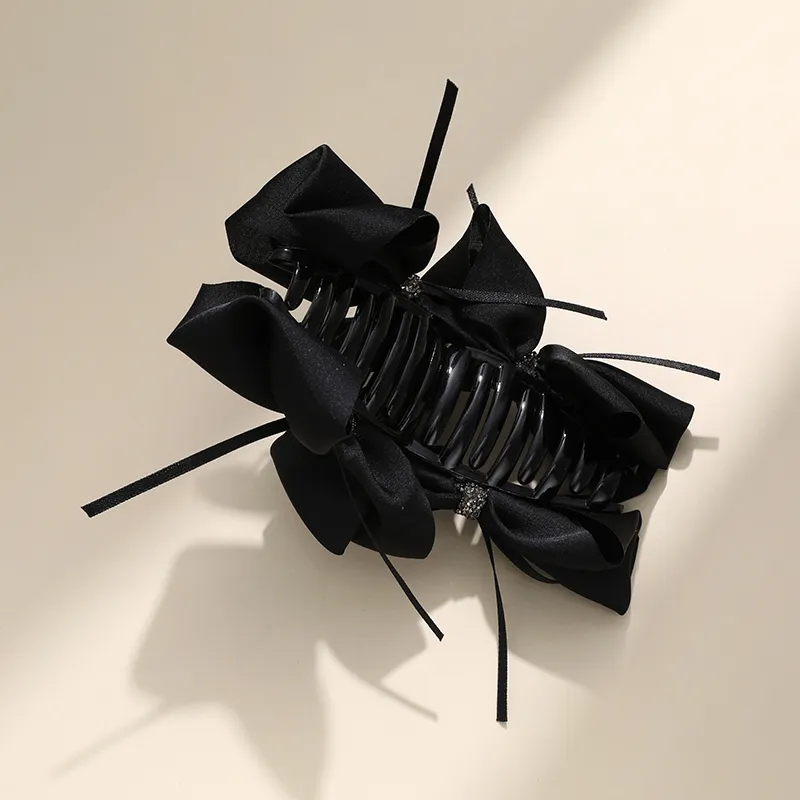 CHIMERA Resin Fabric Hair Clips Women's-4