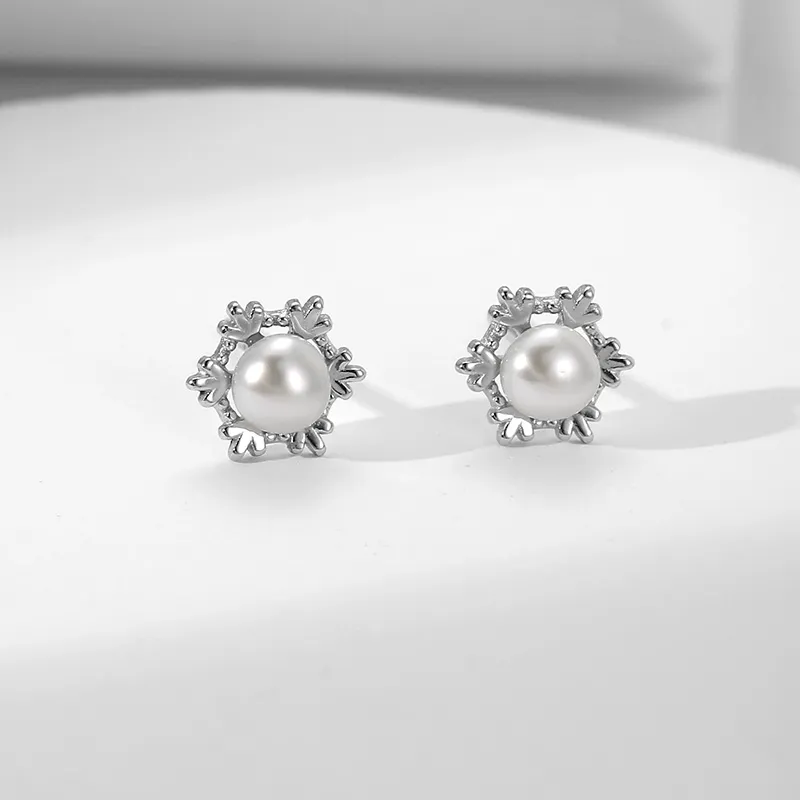 CHIMERA S925 Silver Stud Earrings Women's-4