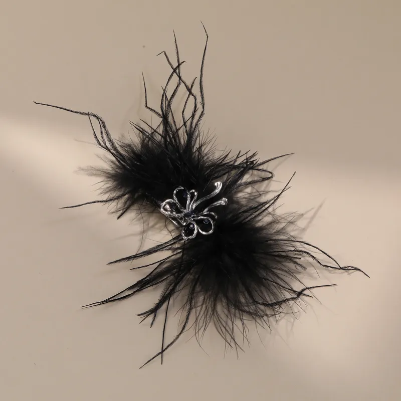 CHIMERA Faux Fur Hair Clips Women's-3