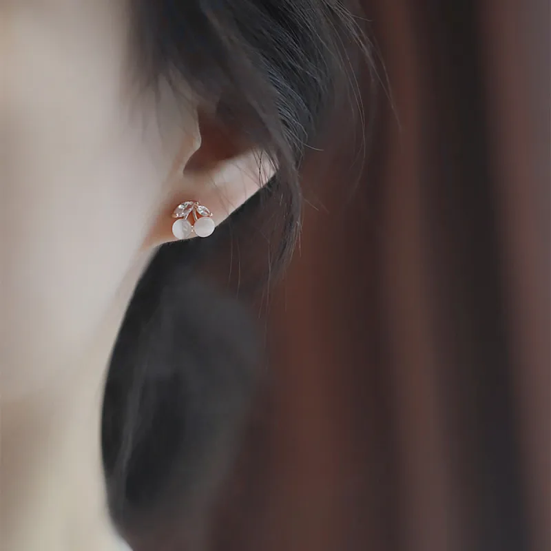 CHIMERA Glass Cat Eye Earrings Women's-1