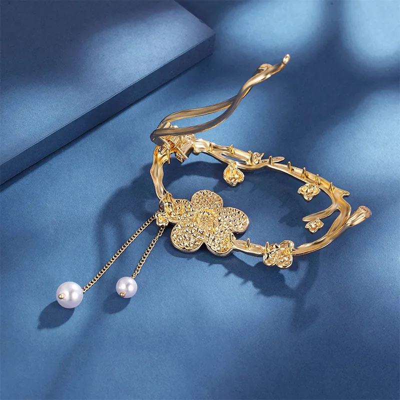 CHIMERA Artificial Pearl Hair Clips Women's-4