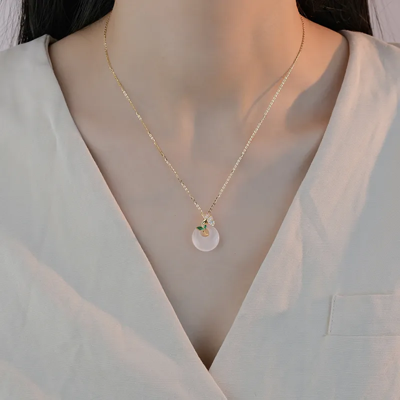 CHIMERA Chalcedony Necklaces Women's-1