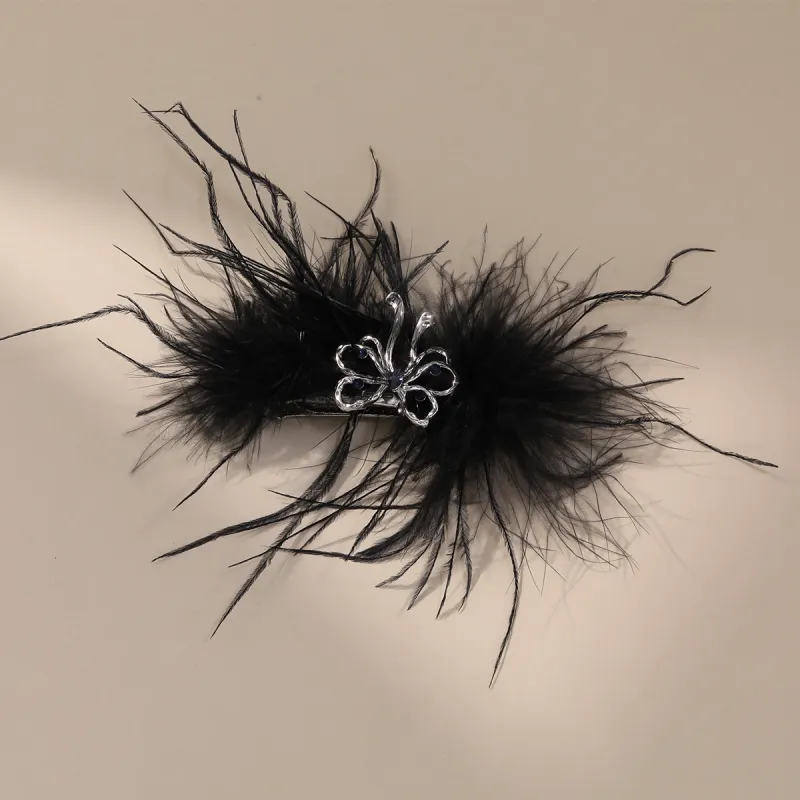 CHIMERA Faux Fur Hair Clips Women's-1