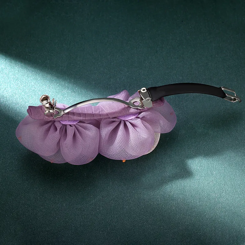 CHIMERA Silk Chiffon Hair Clips Women's-4