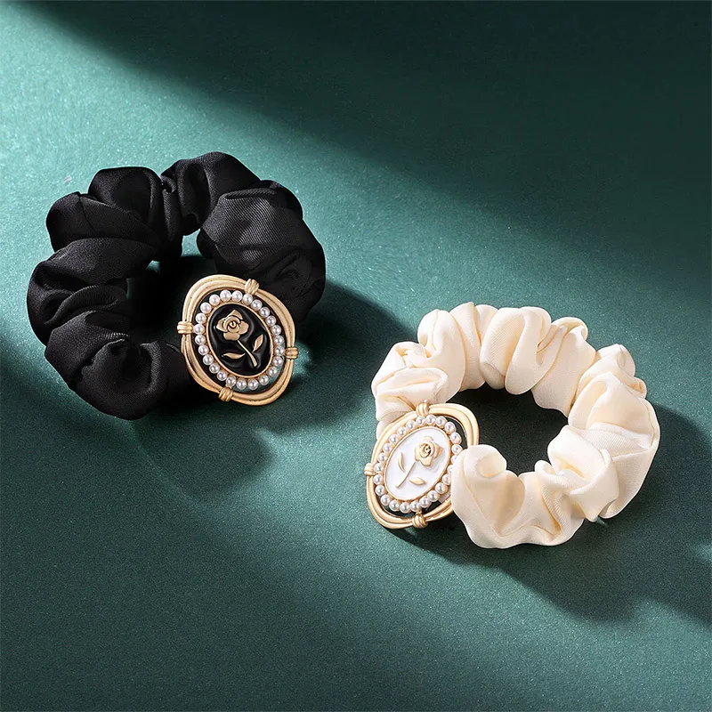 CHIMERA Fabric Rubber Band Hair Tie Women's-4