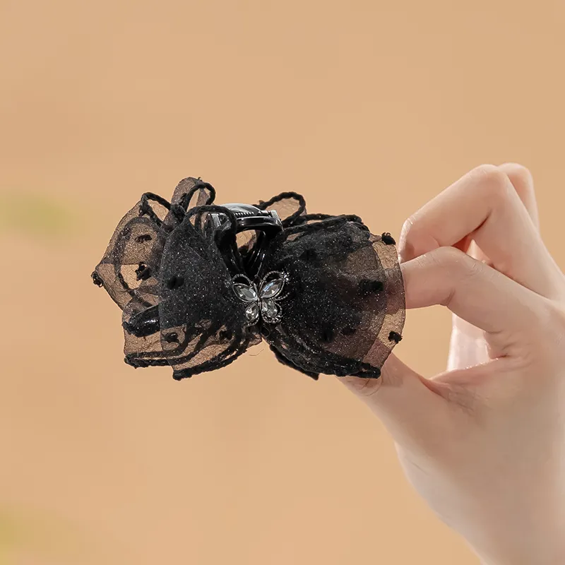 CHIMERA Fabric, Alloy Hair Clips Women's-3