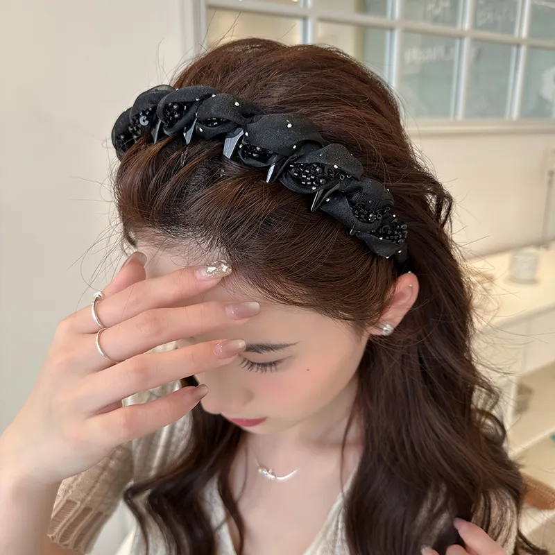 CHIMERA Sheer Fabric Headbands Women's-4