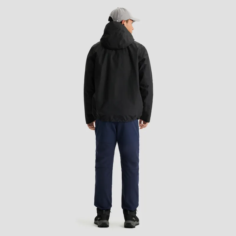 Jack Wolfskin Water Resistant Windproof Breathable Water Repellent 3 in 1 Windbreaker Jacket Unisex-14