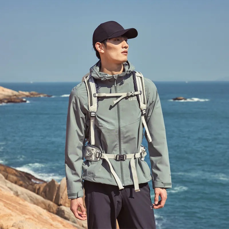 Jack Wolfskin Hiking Outdoor Hiking Urban Living/Travel/Commuting Waterproof And Windproof Windbreaker Jacket Unisex-3
