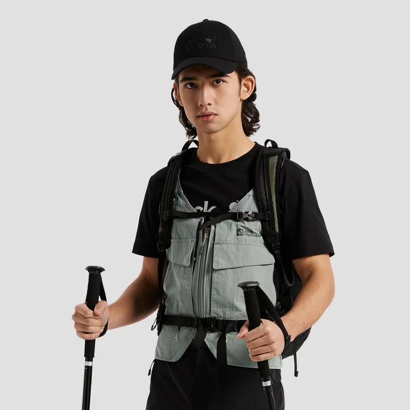JACK WOLFSKIN Vests Unisex 4143/Green-2