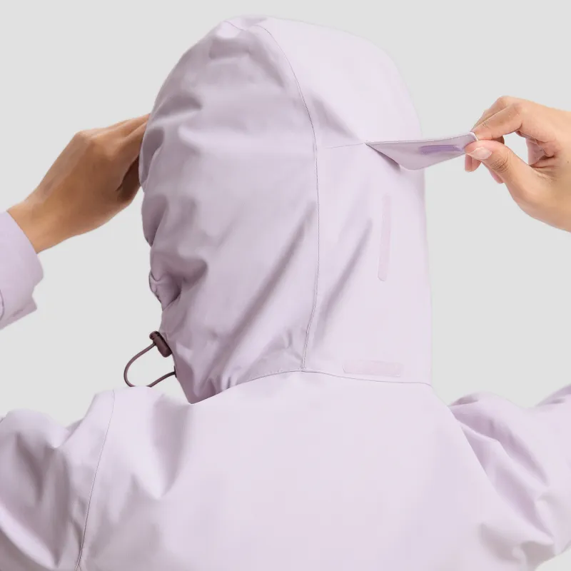 Jack Wolfskin Outdoor Hiking Waterproof And Windproof Windbreaker Jacket Women's-6