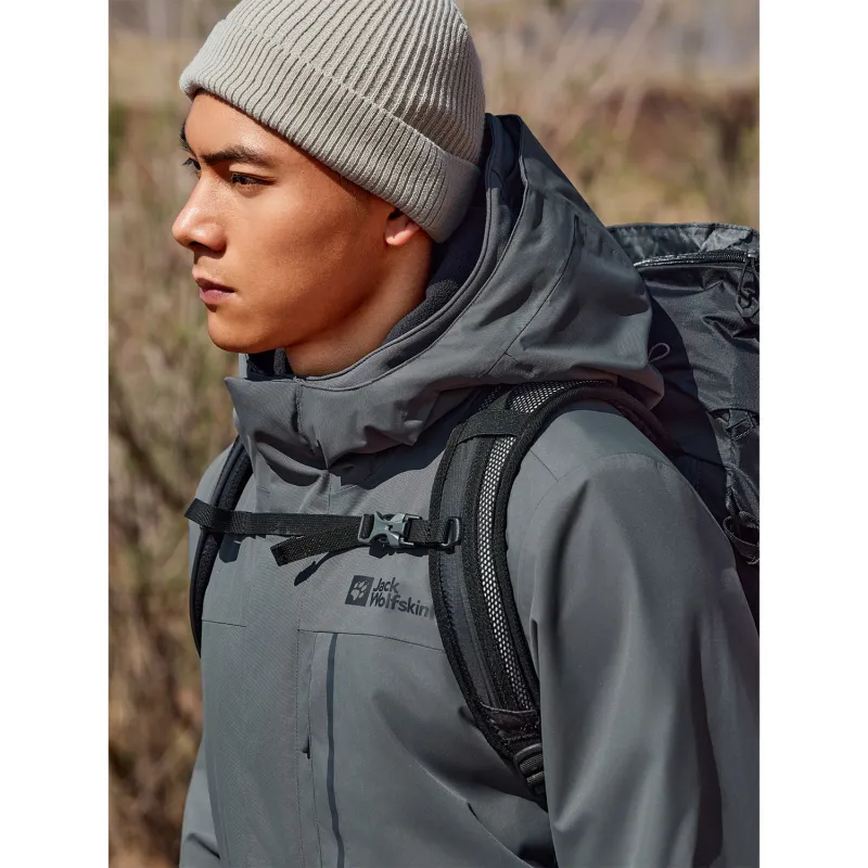 Jack Wolfskin Outdoor Hiking Water-Resistant Water-Repellent Windbreaker Jacket Men's-15