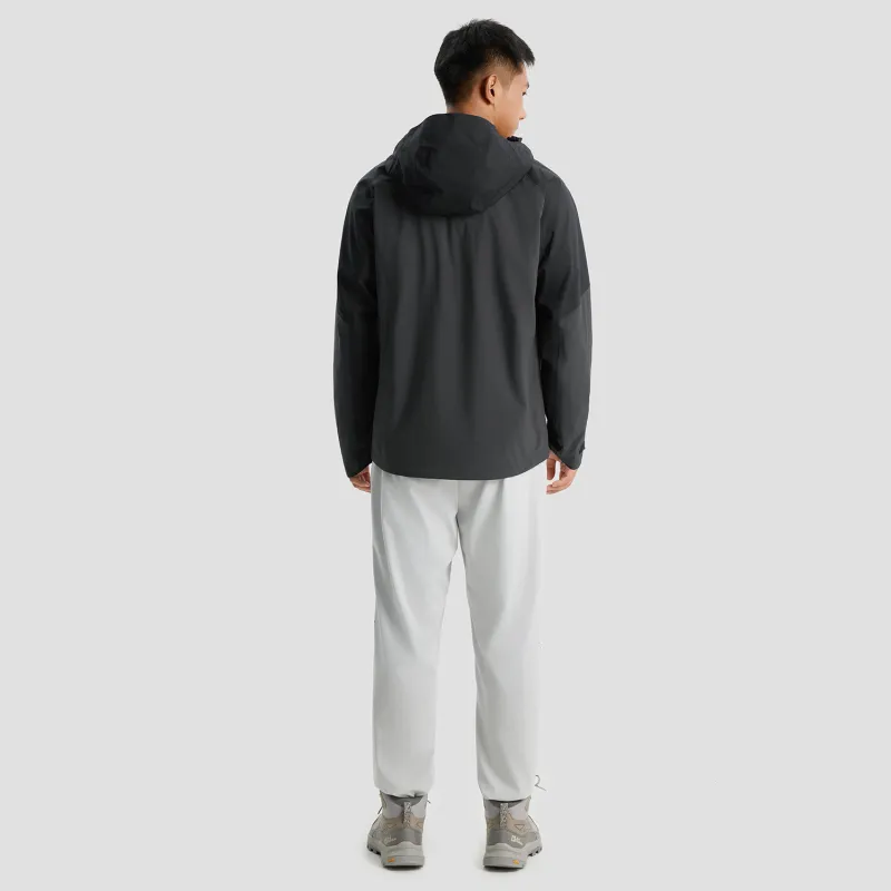 Jack Wolfskin Mountain Versatile Outdoor Hiking Waterproof And Windproof Windbreaker Jacket Men's-7