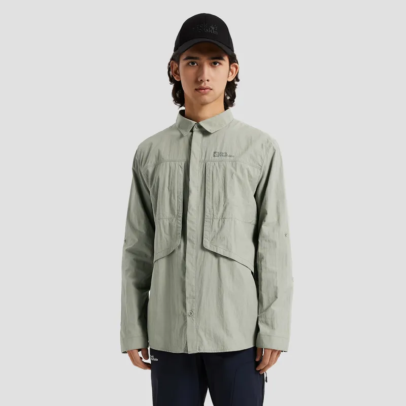 JACK WOLFSKIN Shirts Men 5150/Khaki-6