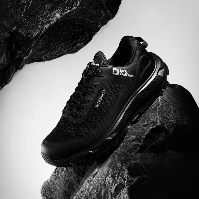 Jack Wolfskin HIKE VENTURA Cushioning Slip Resistant Waterproof Lightweight Grip Low Top Hiking Shoes Men's-5