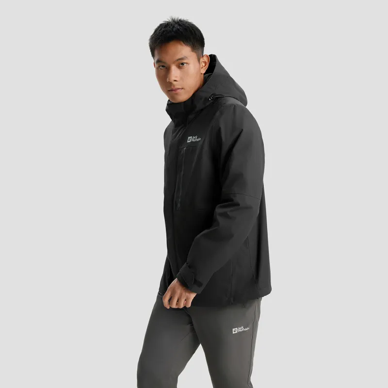 Jack Wolfskin Outdoor Hiking Water-Resistant Water-Repellent Windbreaker Jacket Men's-6