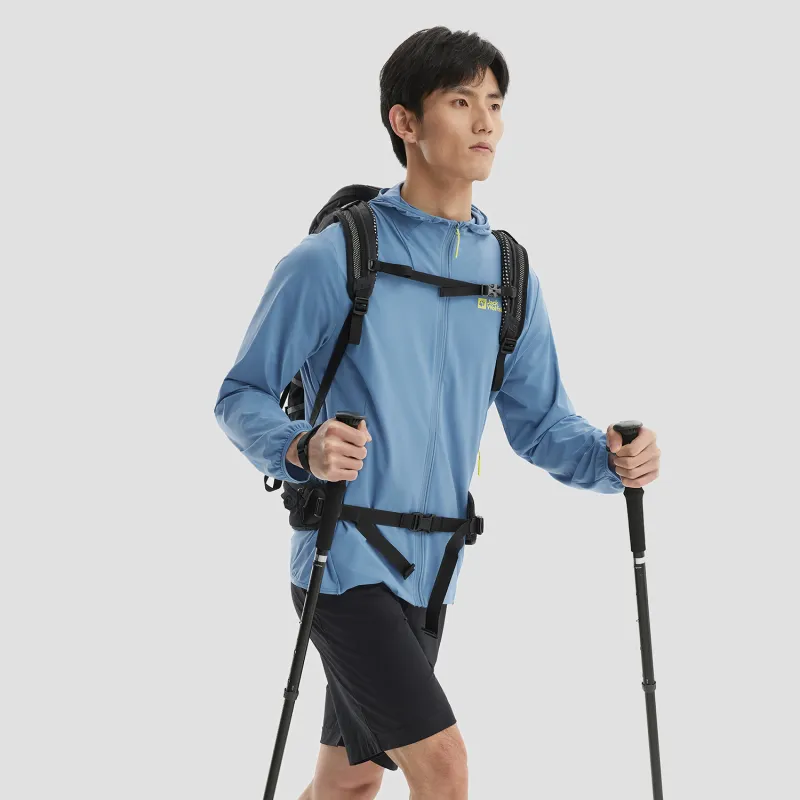 Jack Wolfskin Breathable Quick Dry UV Protection Sun Protection Jacket Men's-5