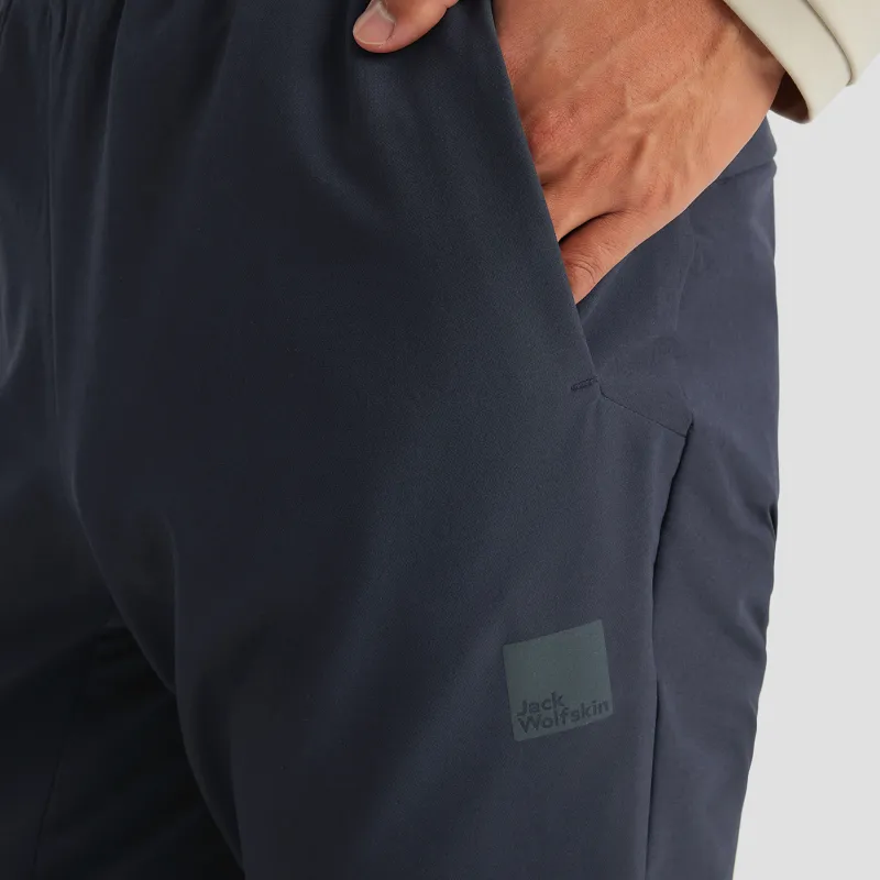 Jack Wolfskin Knitted Sports Pants Men's Dark Gray-11