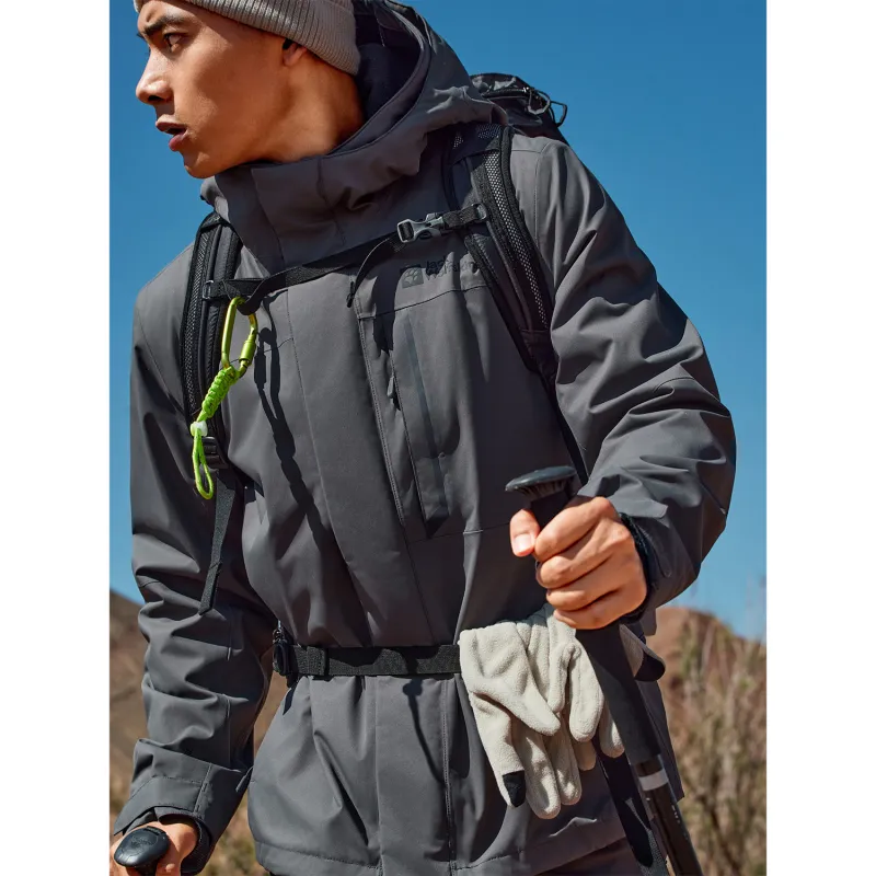 Jack Wolfskin Outdoor Hiking Water-Resistant Water-Repellent Windbreaker Jacket Men's-16