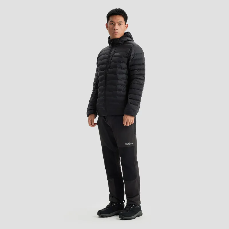 Jack Wolfskin Down Jacket Men's Floral Yellow-10