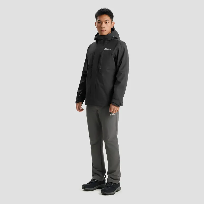 Jack Wolfskin Outdoor Hiking Water-Resistant Water-Repellent Windbreaker Jacket Men's-5