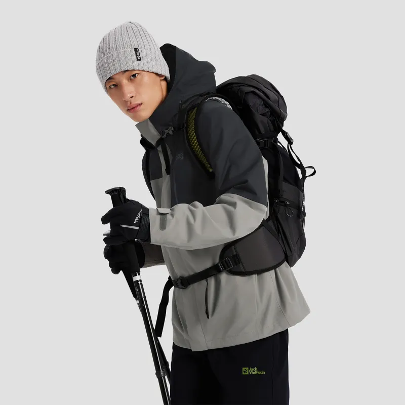 Jack Wolfskin Outdoor Hiking Water-Resistant Water-Repellent Windbreaker Jacket Men's-47