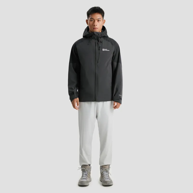 Jack Wolfskin Mountain Versatile Outdoor Hiking Waterproof And Windproof Windbreaker Jacket Men's-3